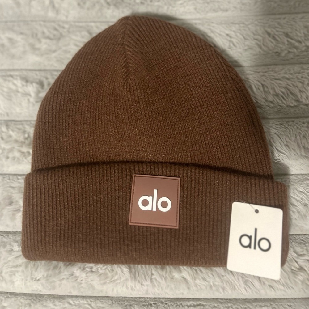 ALO Yoga Brown Beanie